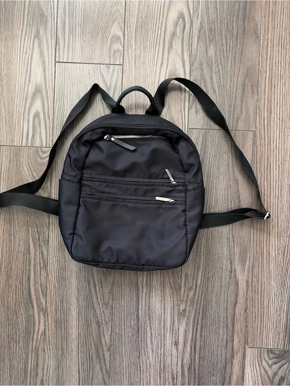 Roots Compact Nylon Backpack - Minimal Everyday Bag